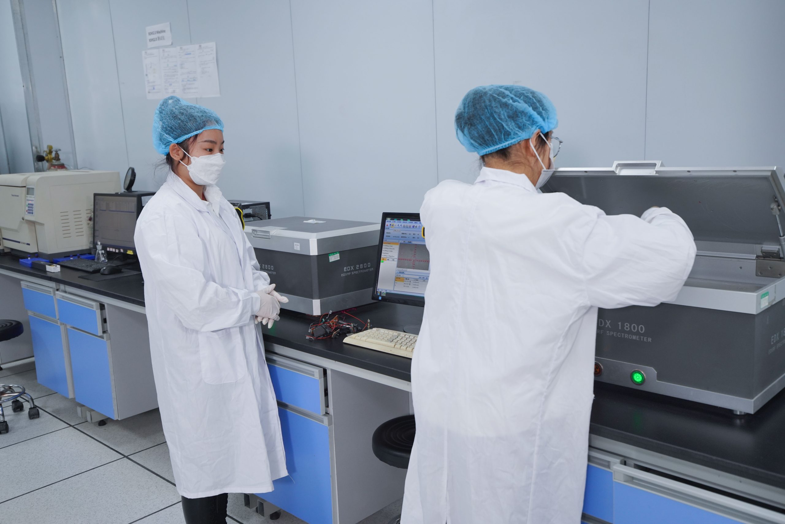 Testing laboratory for solar garden decor components